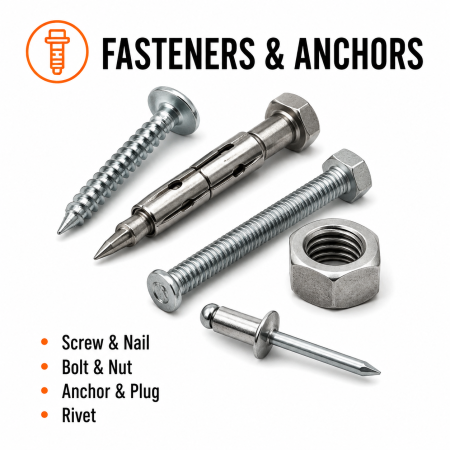 bolt & nut | anchor | rivet | screw & nail