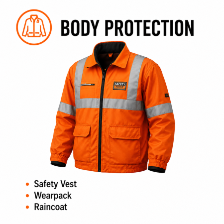 safety vest | wearpack | raincoat